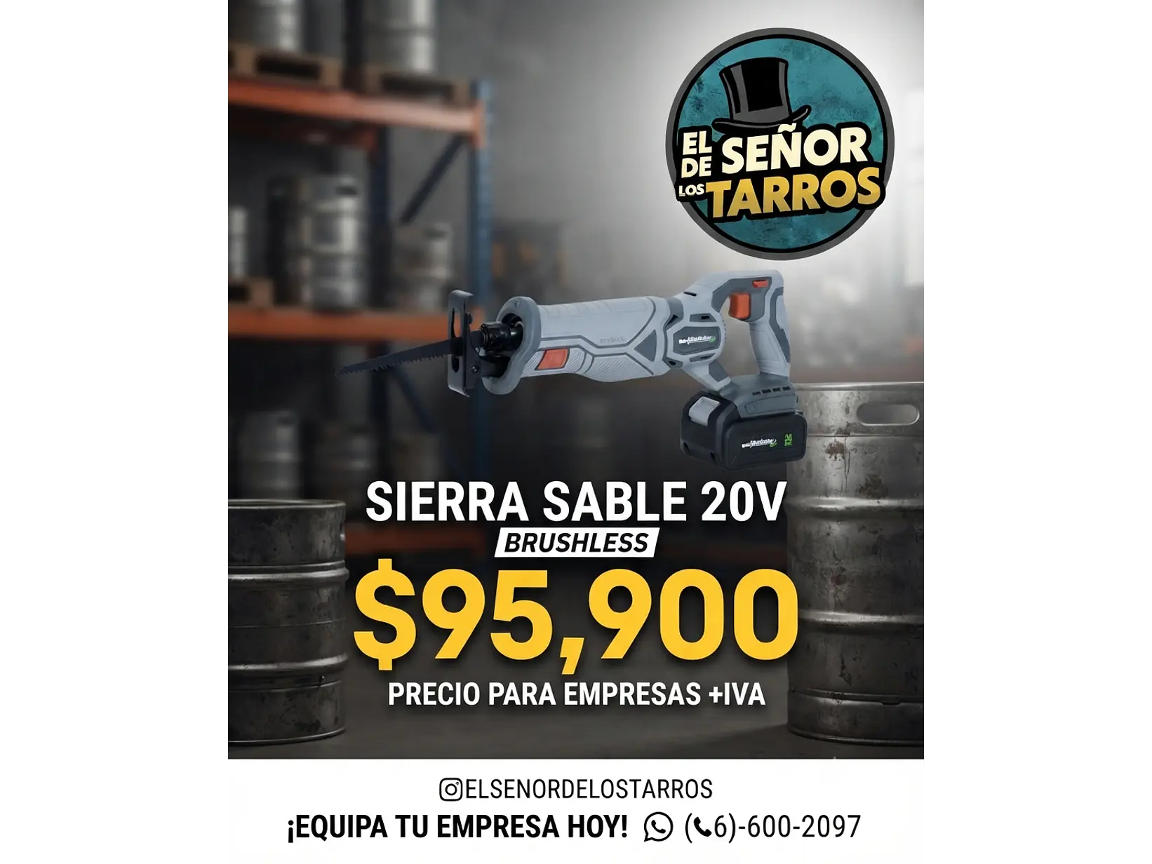 Promoción sierra sable 20v 