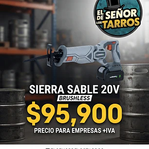 Promoción sierra sable 20v 