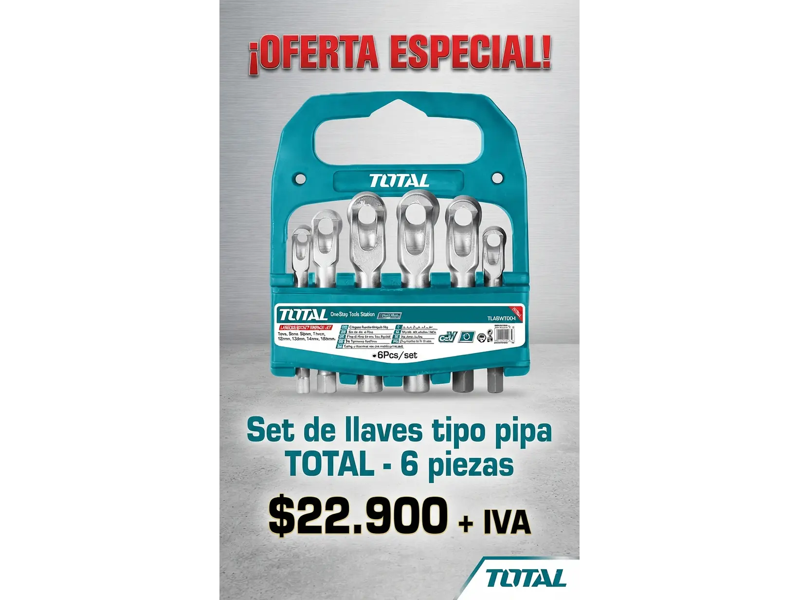 juego de  llaves  punta corona 22pzas 