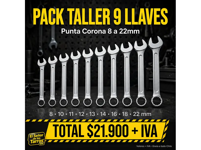 promoción de  llave punta corona 