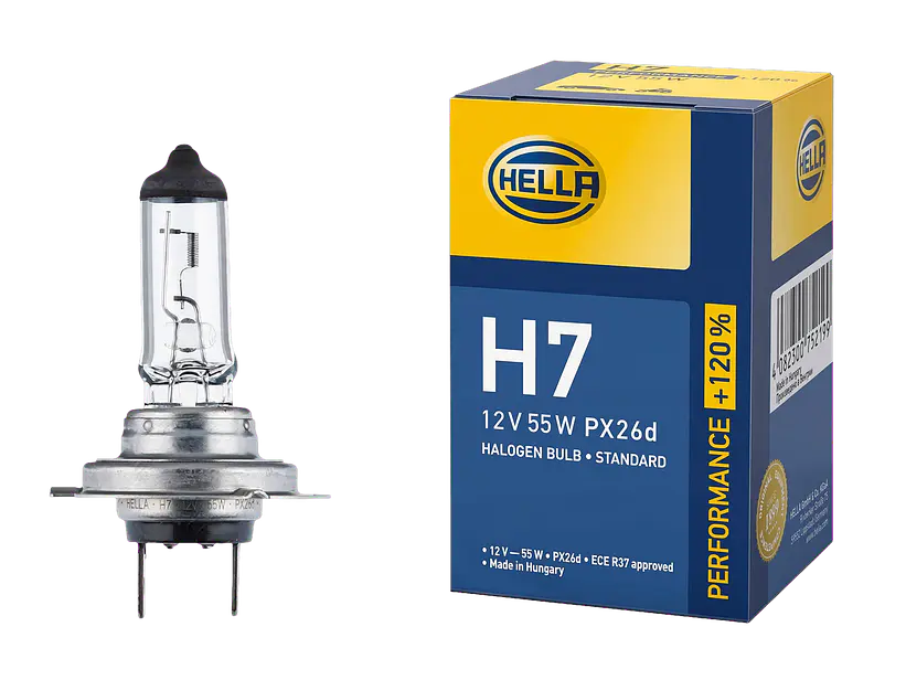 Ampolleta halogena H7 12V 55W Hella PX26d