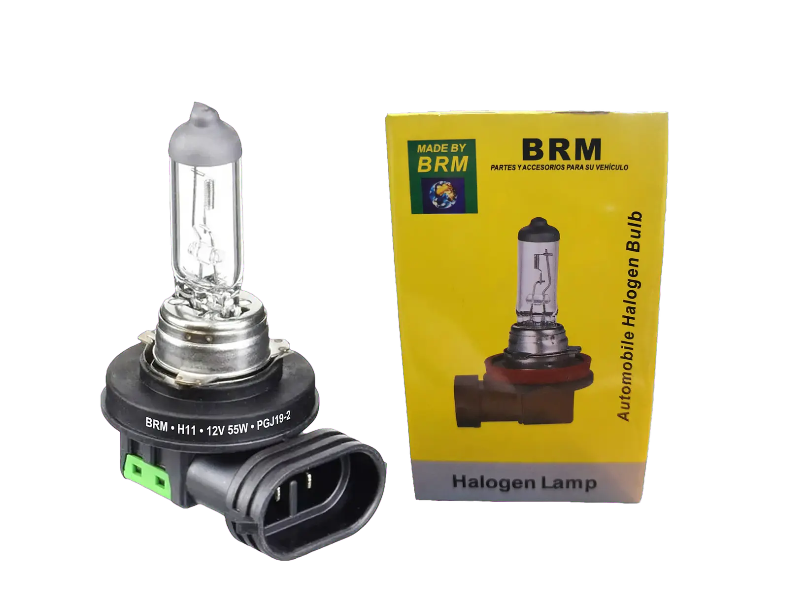 Ampolleta halogena H11 12V 55W BRM PGJ19-2