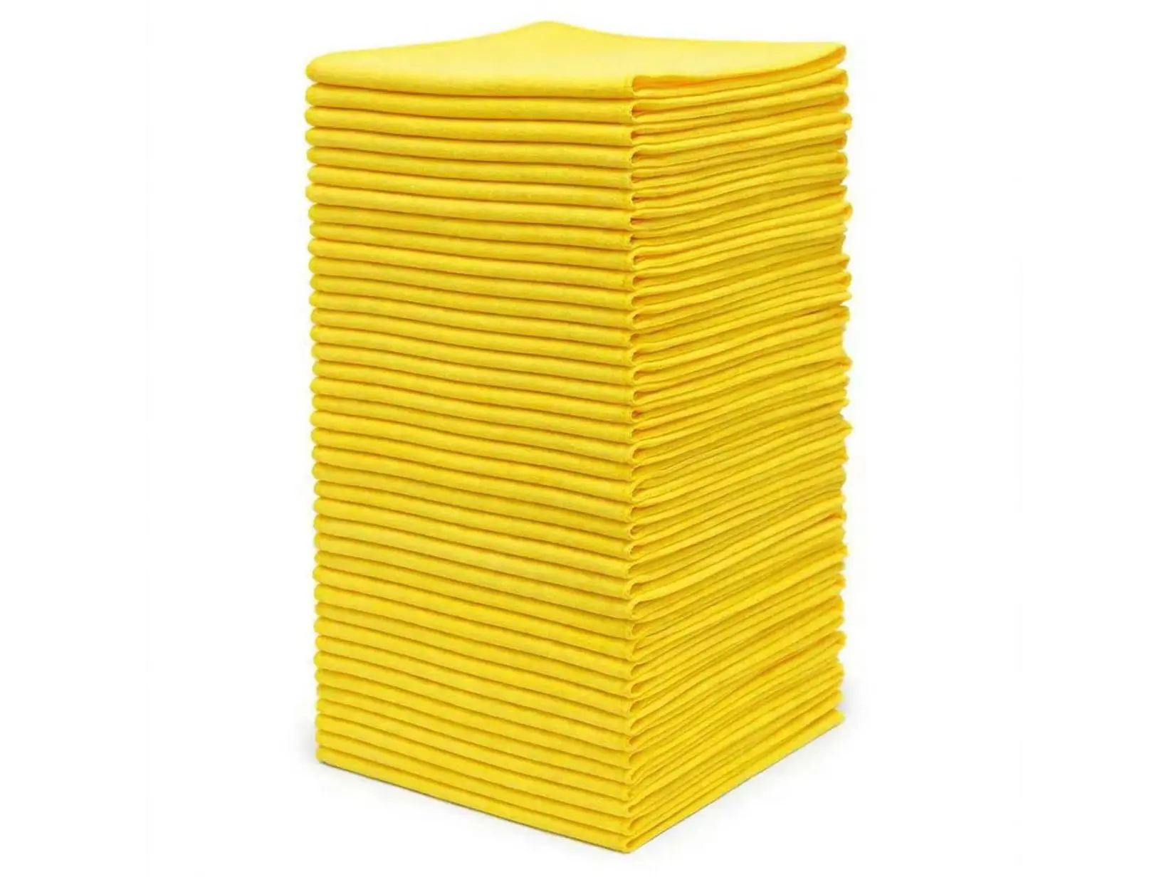 Pack 30 panos de microfibra 40x40 cm amarillo