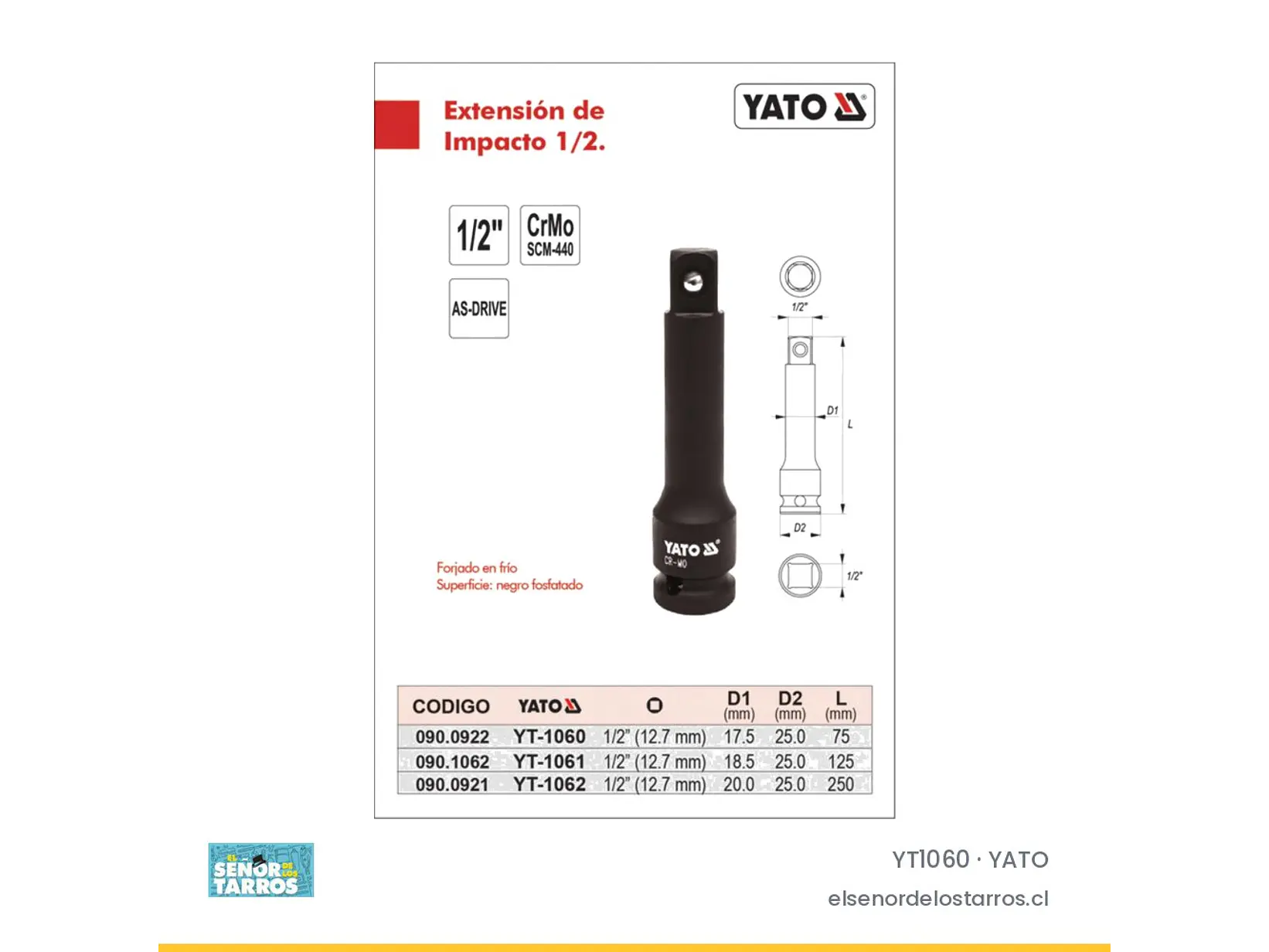 Extensión de impacto 1/2