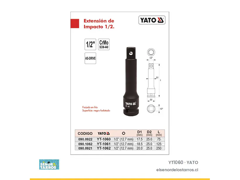 Extensión de impacto 1/2