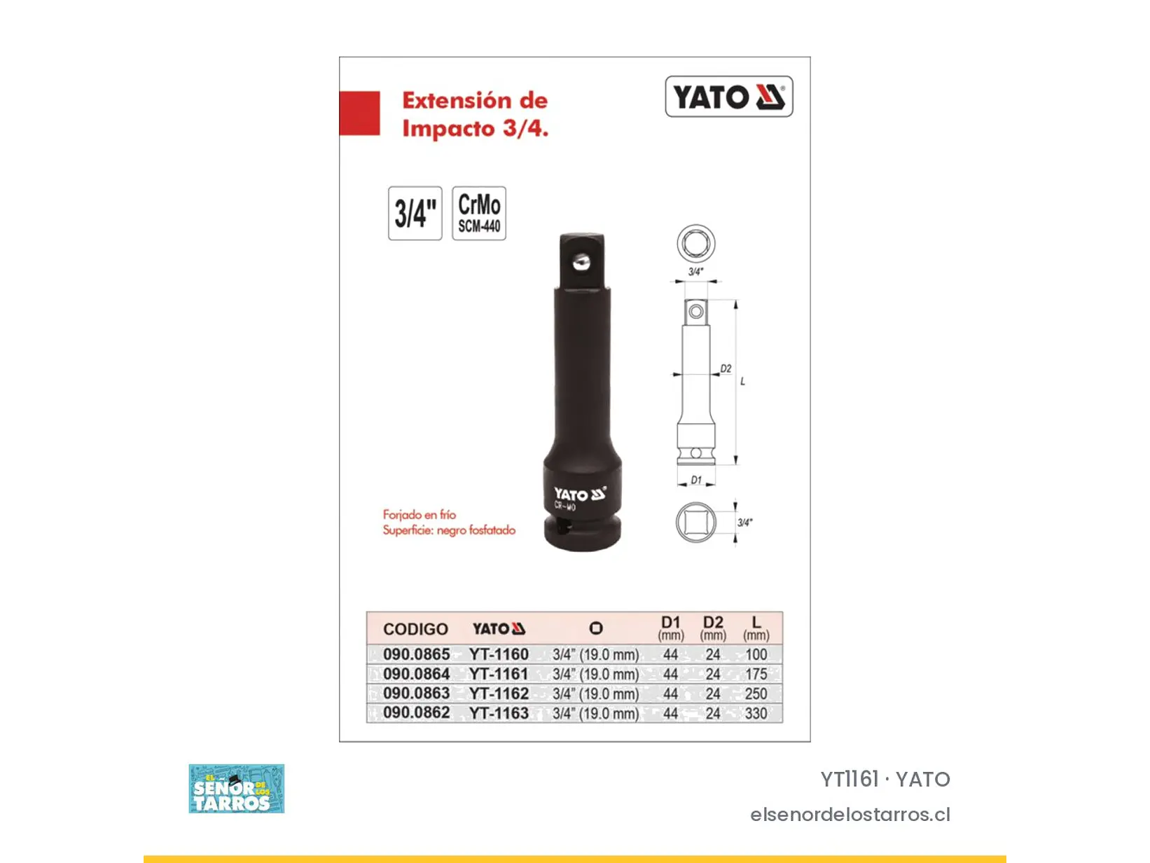 Extensión de impacto 3/4