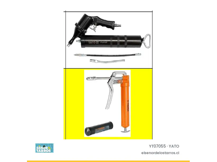 Pistola engrasadora neumática 400 cc