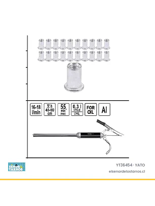 Set de 20 tuercas remachables de aluminio M6