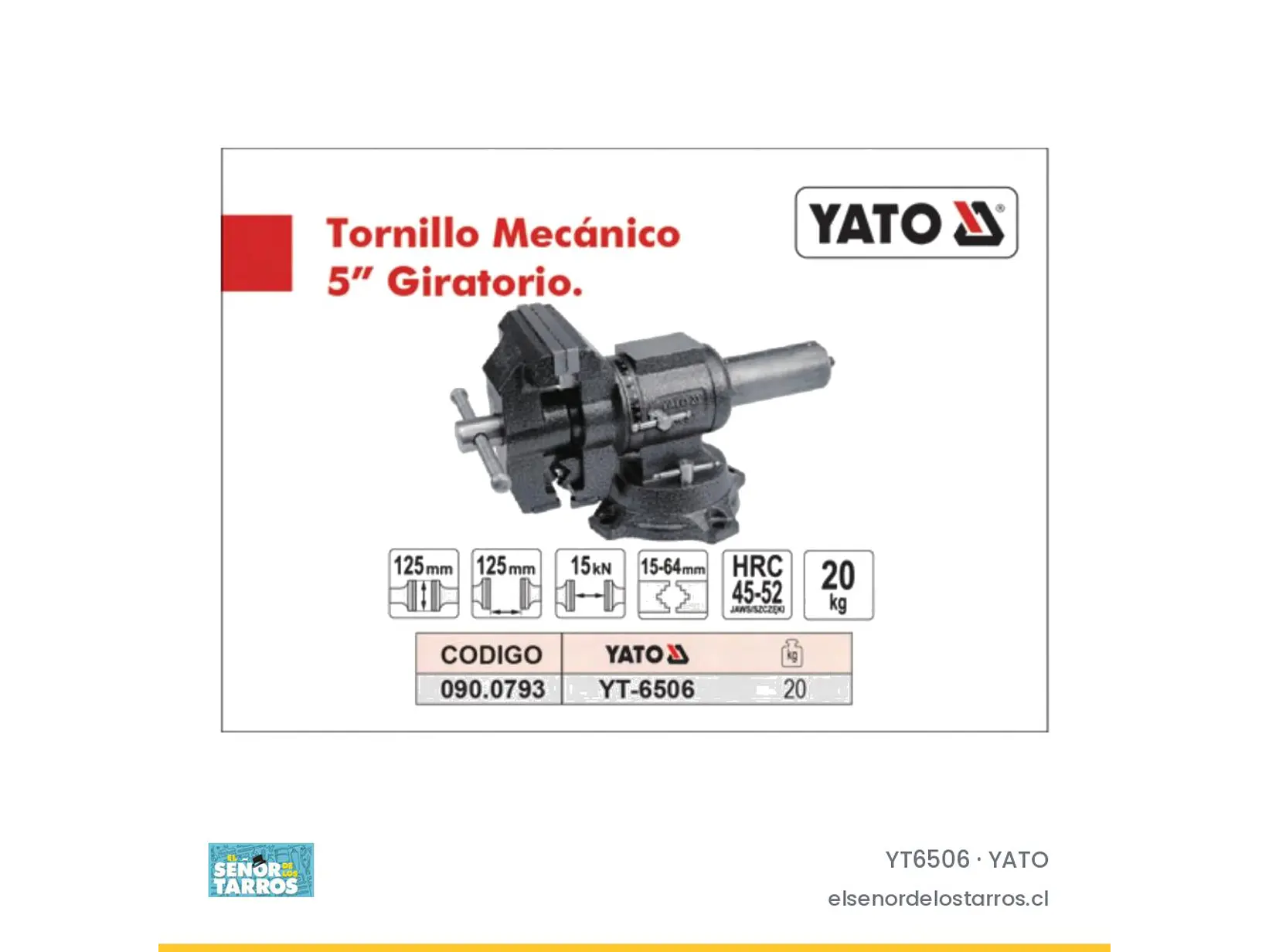 Tornillo de banco con mordazas para tubo