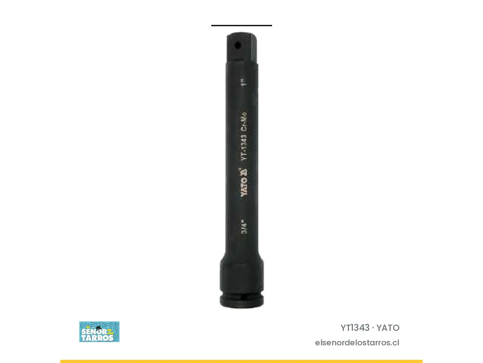 Extensión de impacto con aumentador 3/4