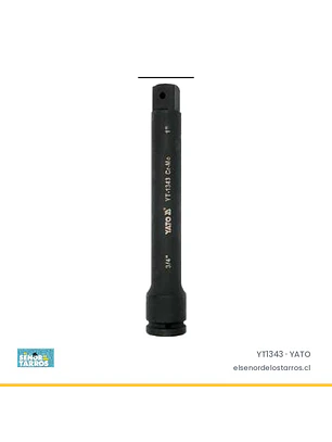 Extensión de impacto con aumentador 3/4