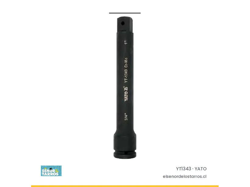 Extensión de impacto con aumentador 3/4