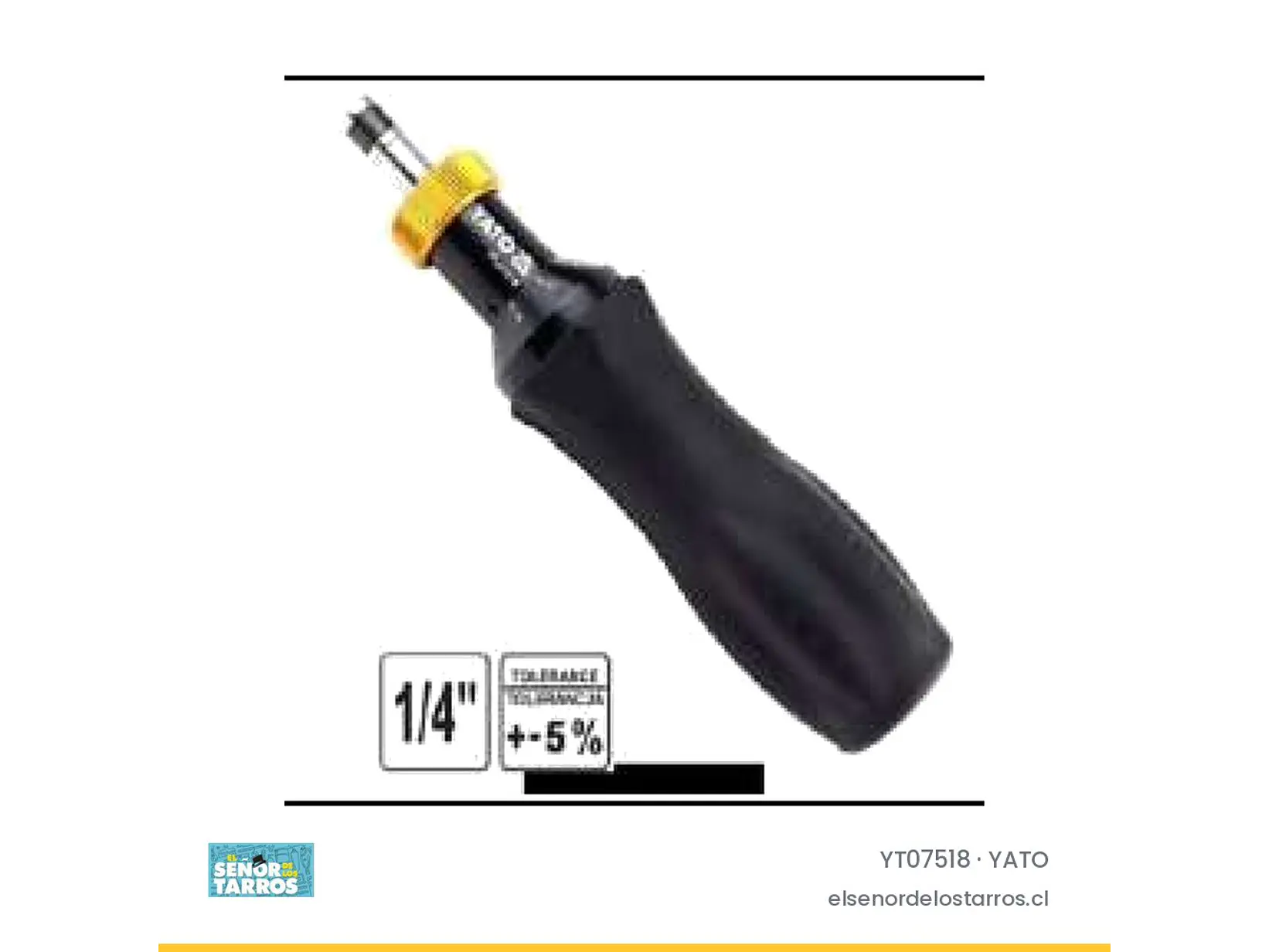 Destornillador de torque 1/4