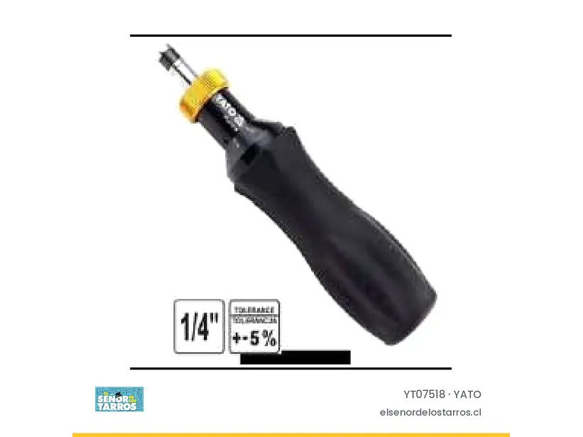 Destornillador de torque 1/4