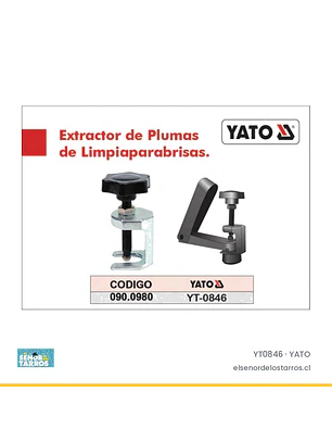 Extractor de plumas de limpiaparabrisas