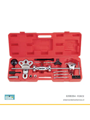 Juego extractor de martillo, 17 piezas