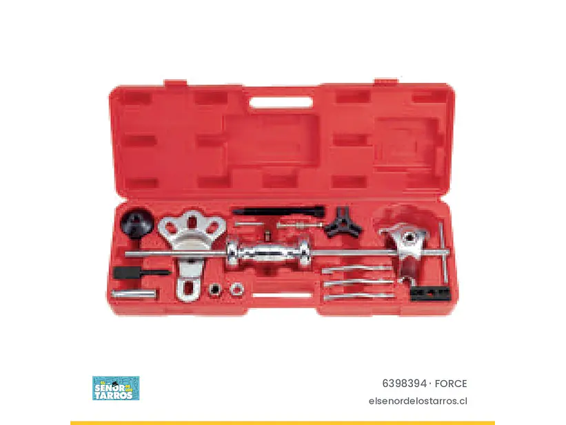 Juego extractor de martillo, 17 piezas