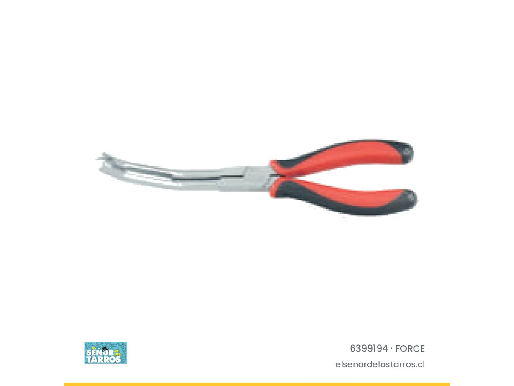 Pinza curva para conector de bujías