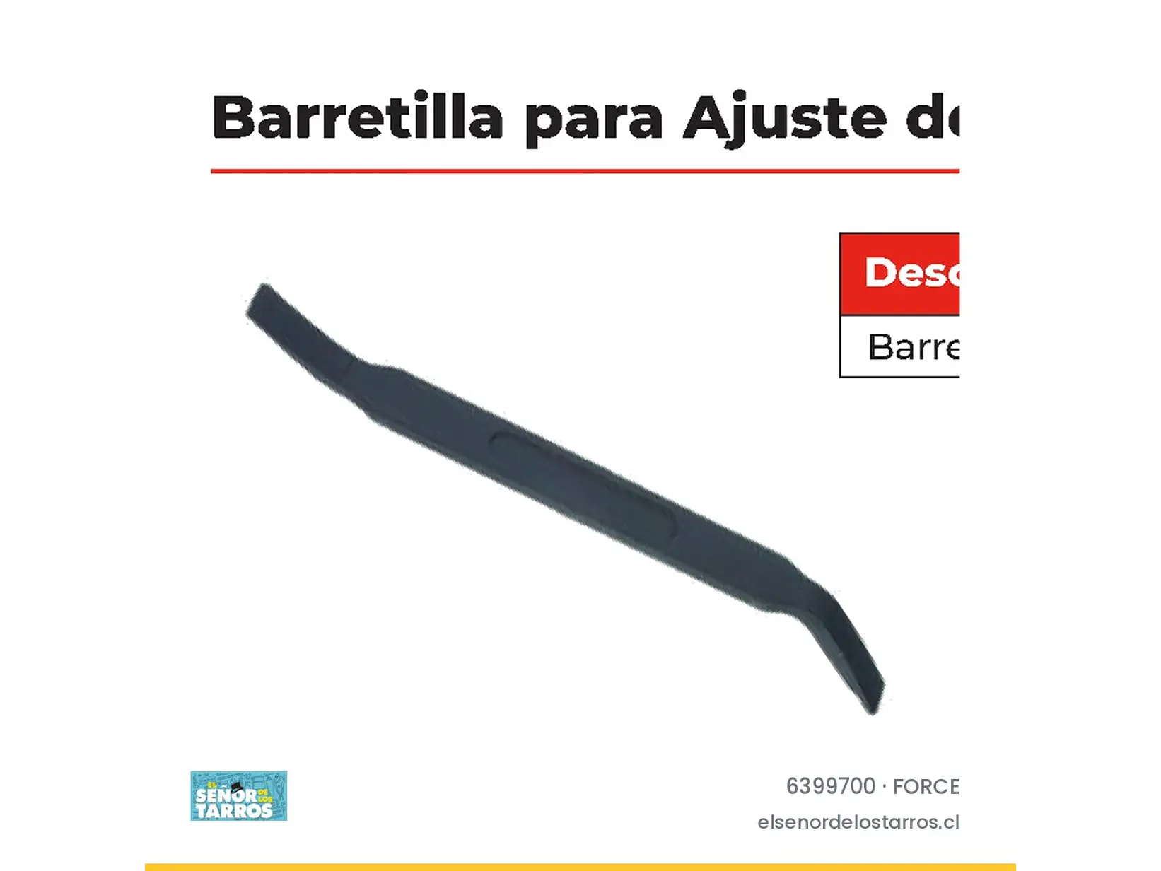 Barretilla de ajuste de frenos
