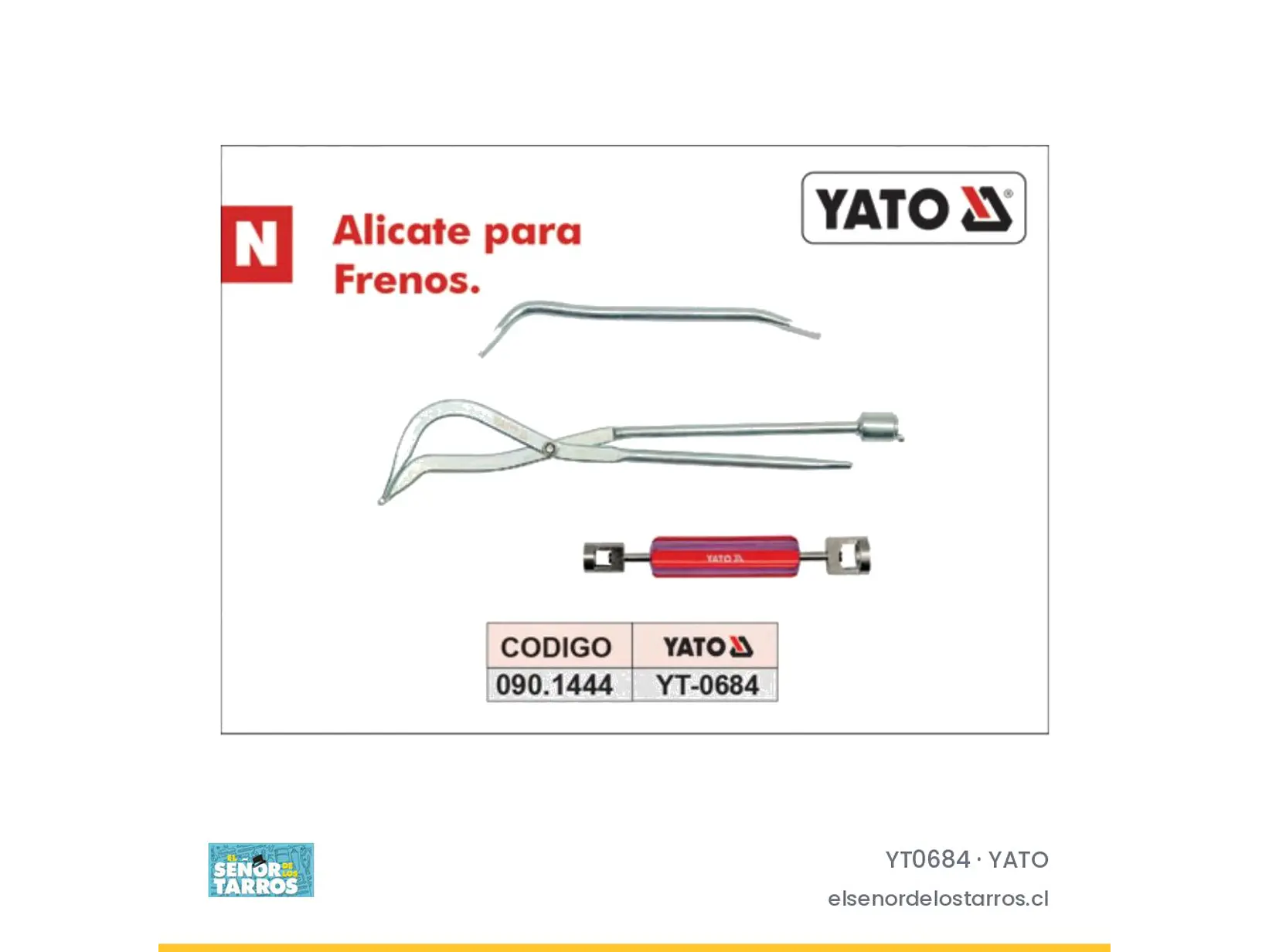 Juego de alicates para frenos, 3 piezas