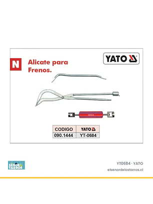 Juego de alicates para frenos, 3 piezas