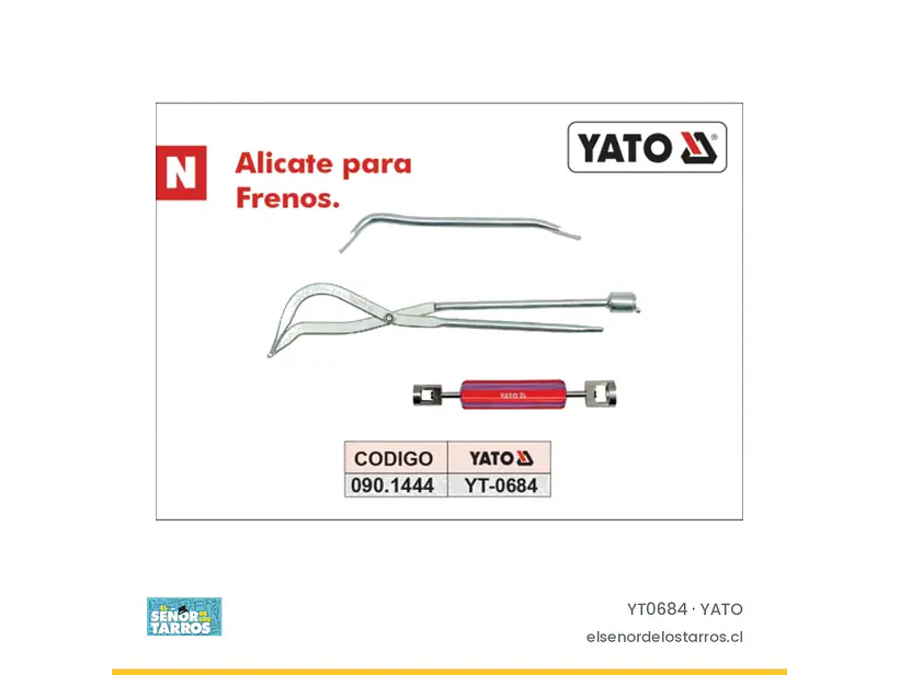 Juego de alicates para frenos, 3 piezas