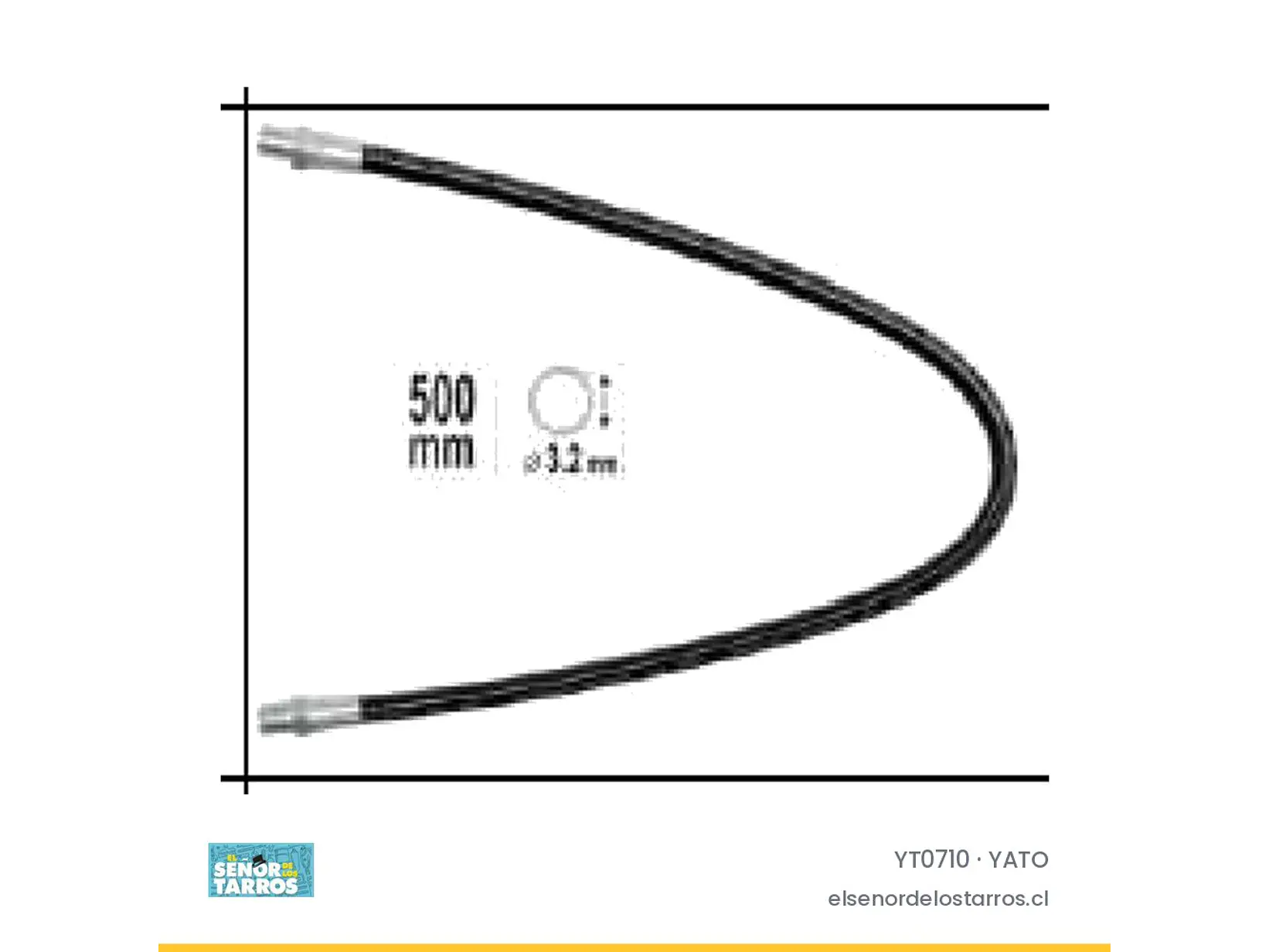 Flexible para engrasadora 500 mm