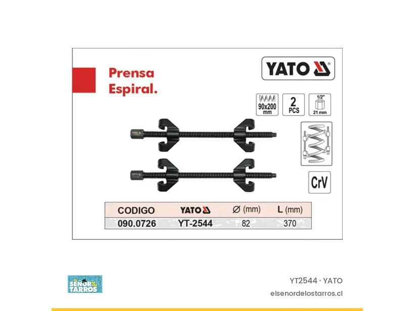 Compresor de espirales, 2 piezas