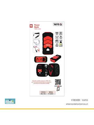 Cargador partidor compacto 9000 mAh