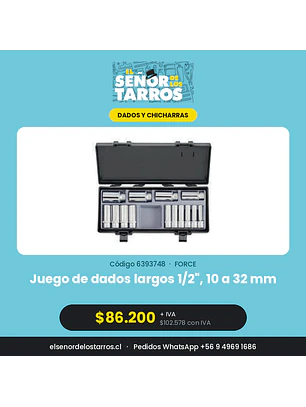 Juego de dados largos 1/2