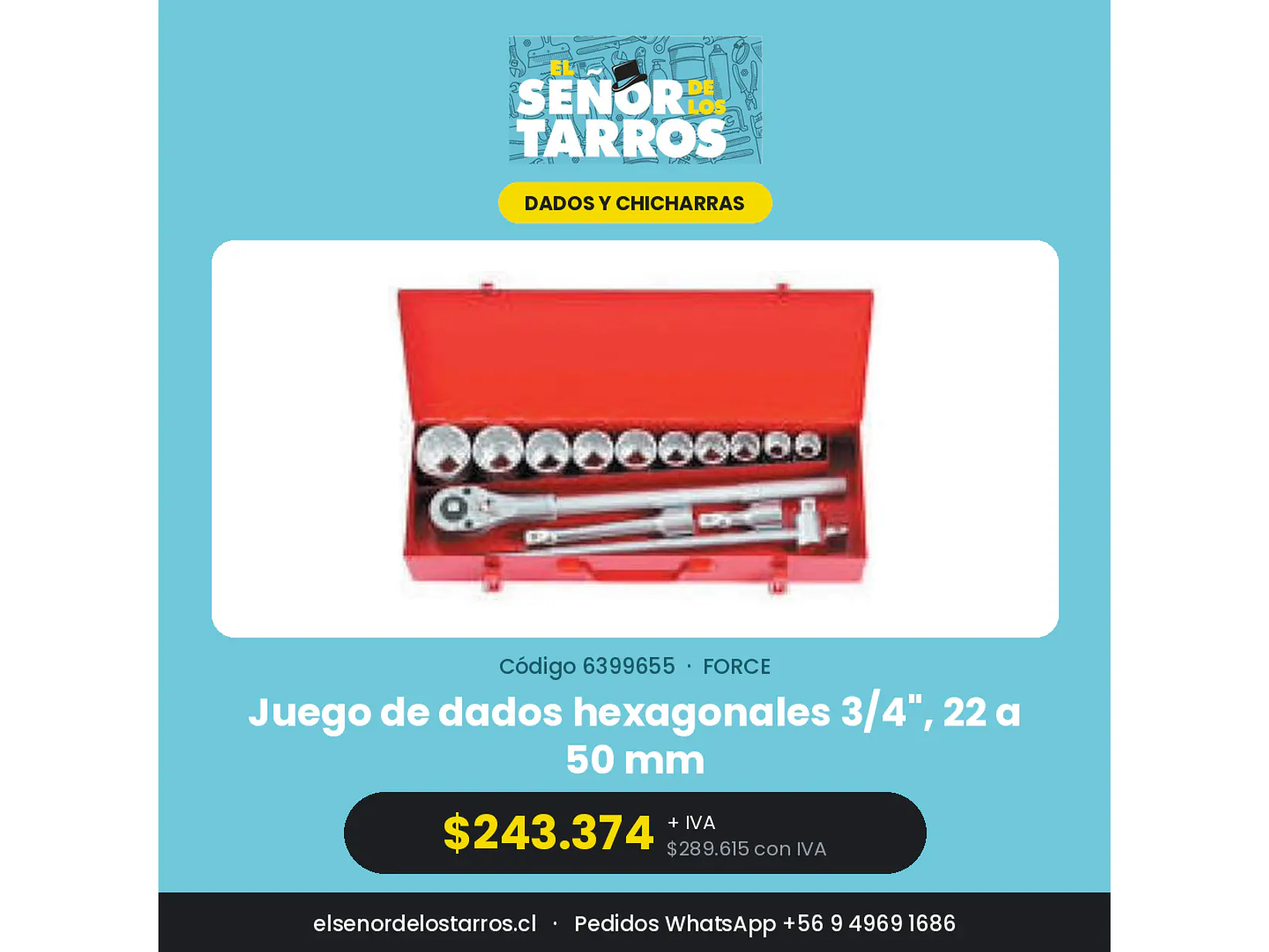 Juego de dados hexagonales 3/4