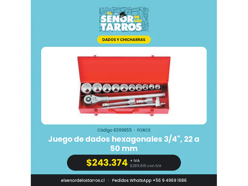 Juego de dados hexagonales 3/4