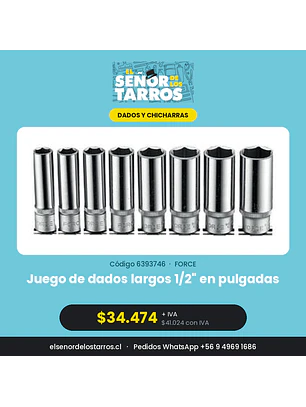 Juego de dados largos 1/2