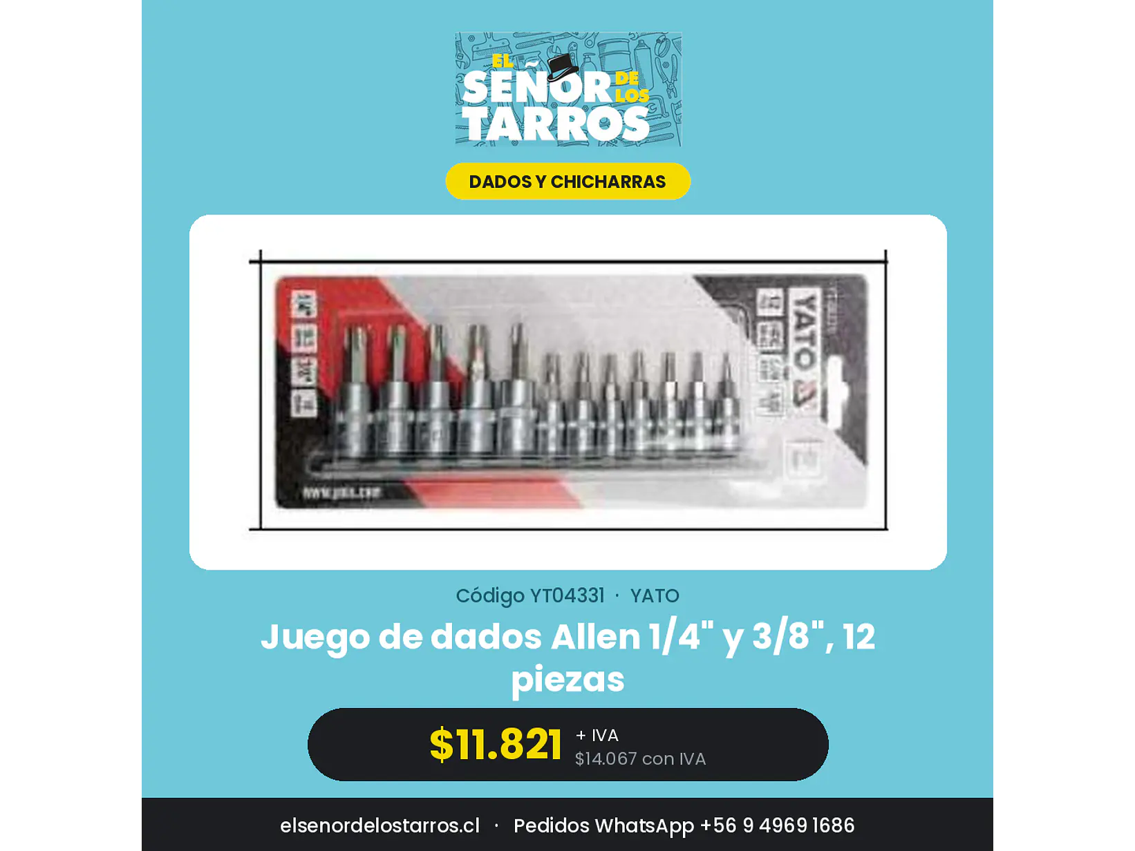 Juego de dados torre de 1/4