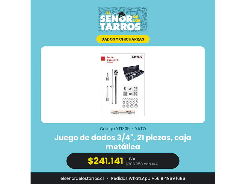 Juego de dados 3/4