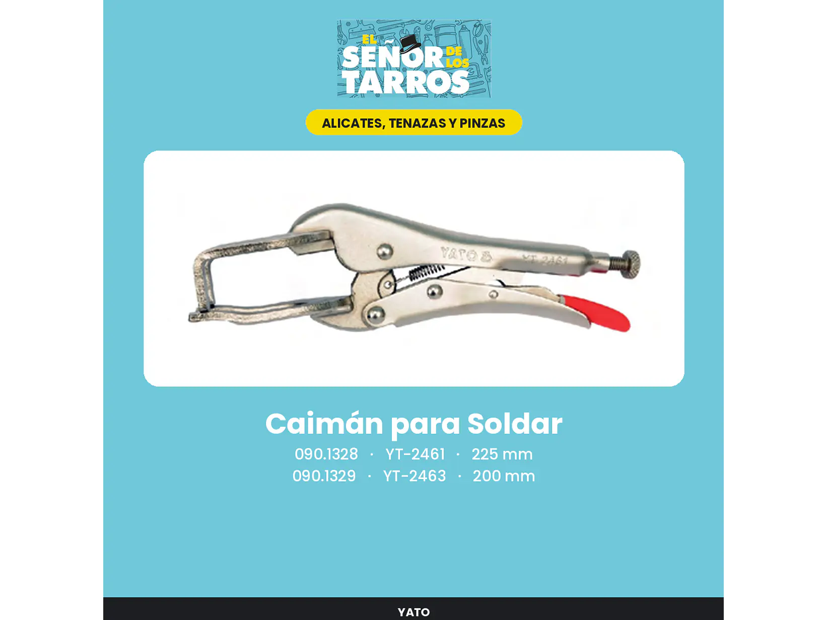 Caimán para Soldar 225 mm
