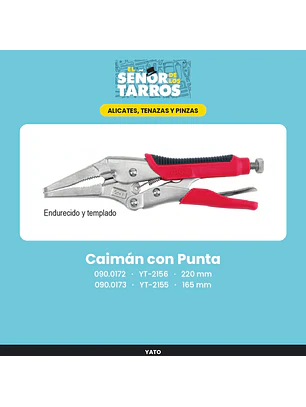 Caimán con Punta 220 mm