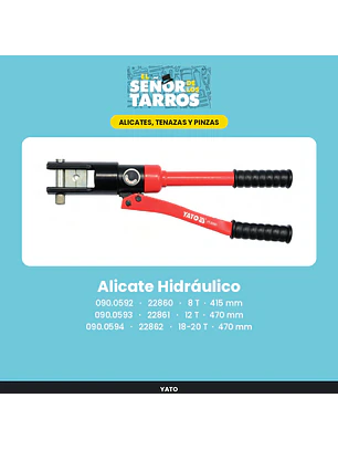 Alicate Hidráulico 12 T, 470 mm
