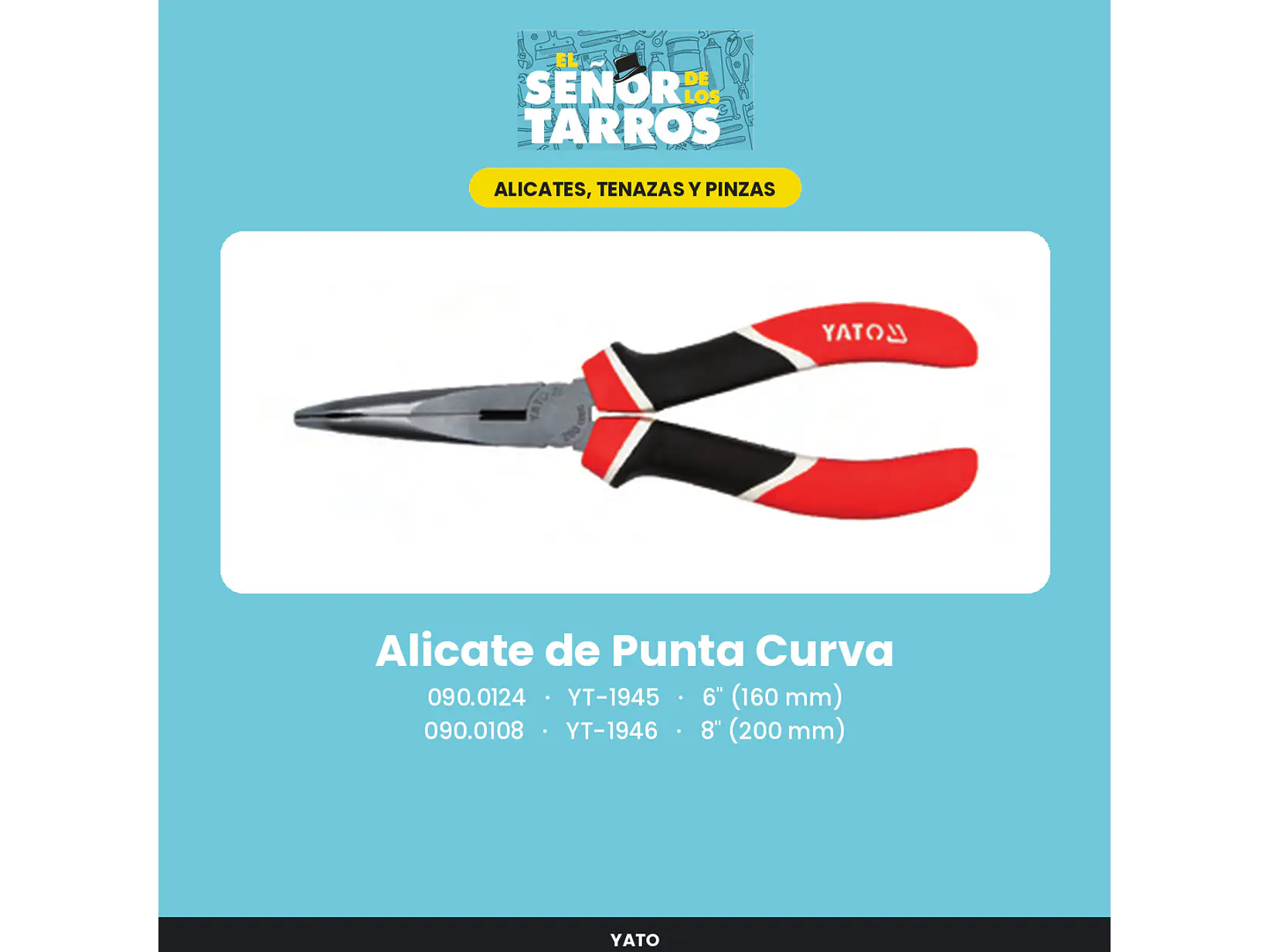 Alicate de Punta Curva 6