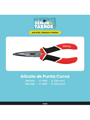Alicate de Punta Curva 6