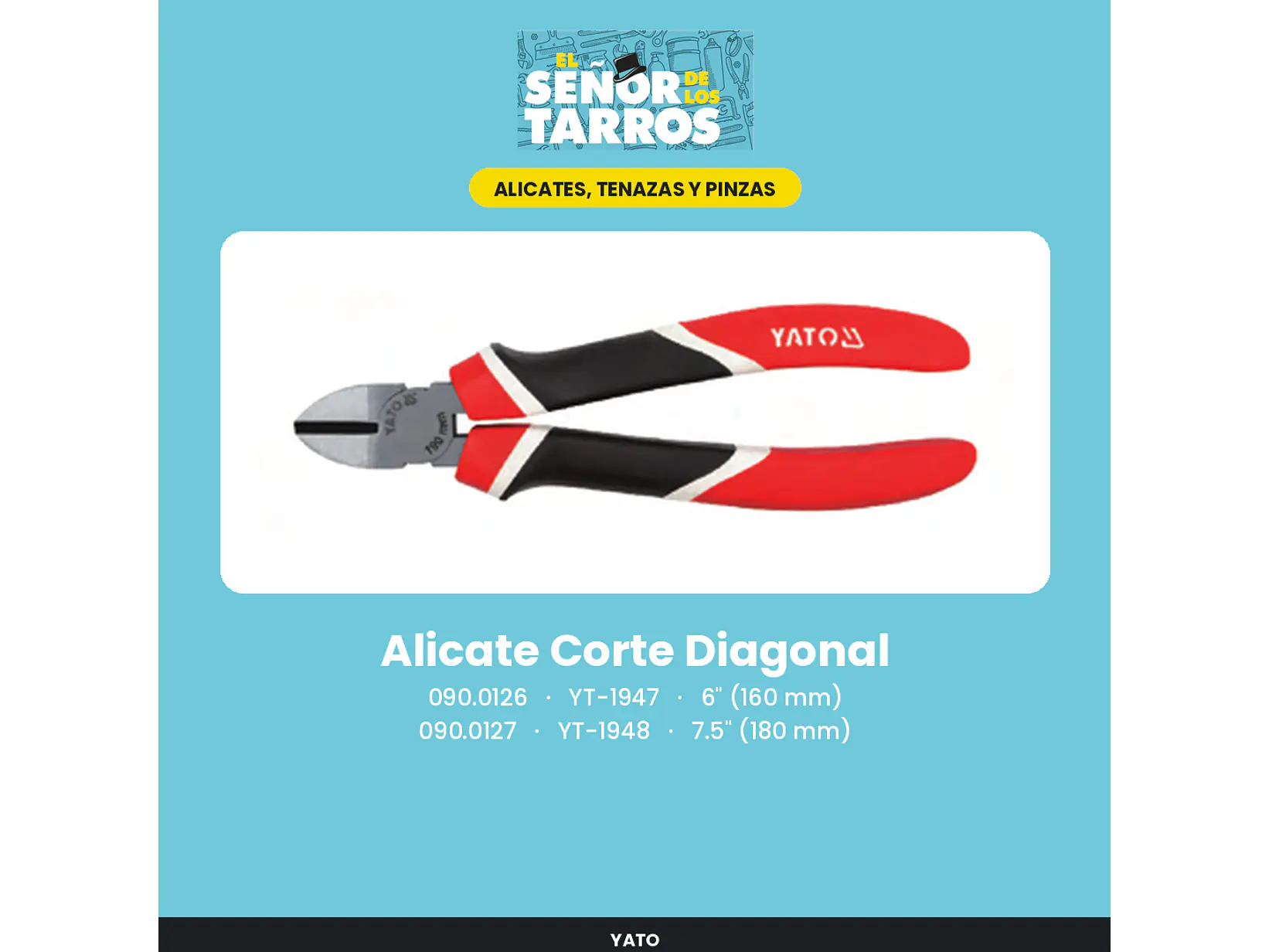 Alicate Corte Diagonal 6