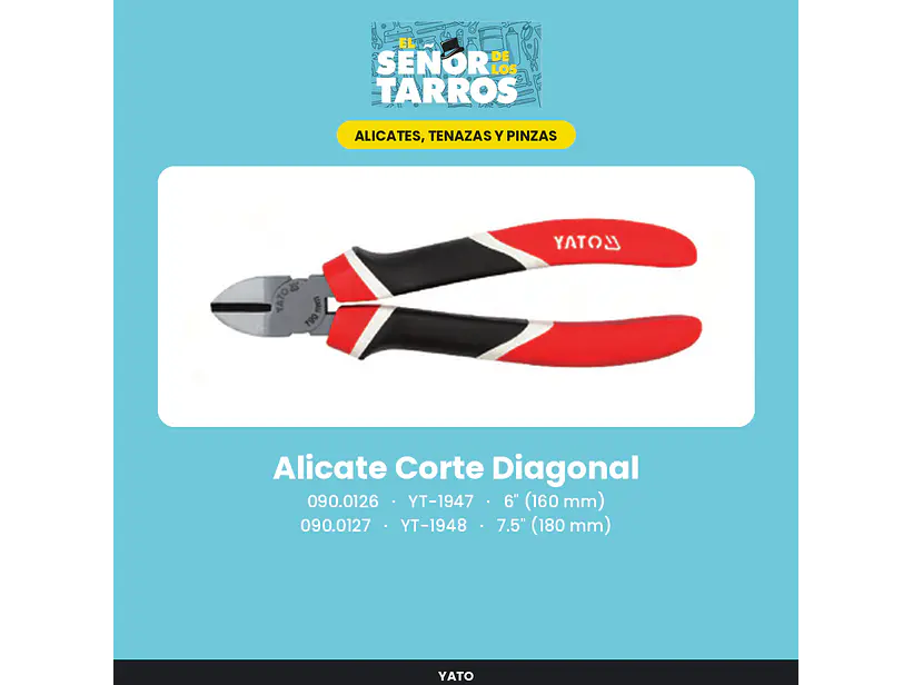 Alicate Corte Diagonal 6