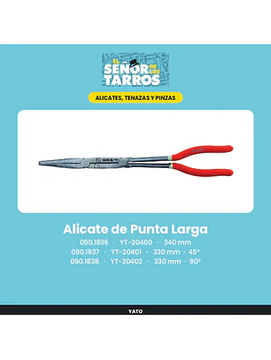Alicate de Punta Larga 340 mm