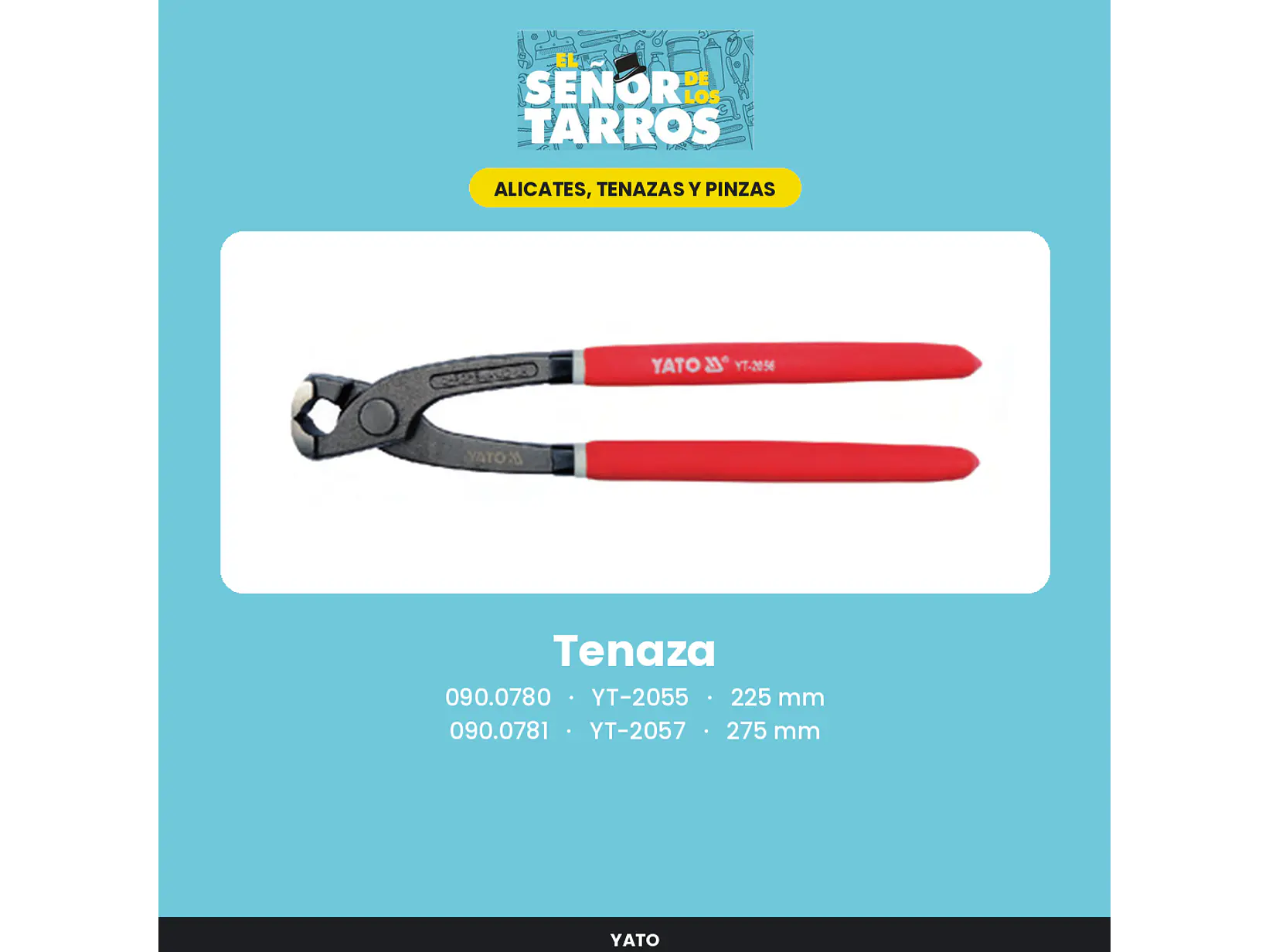 Tenaza 225 mm