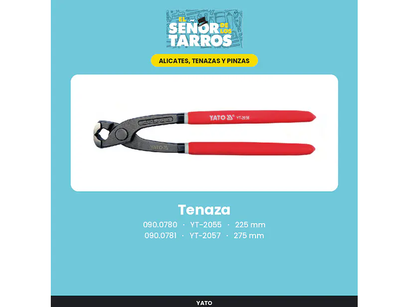Tenaza 225 mm