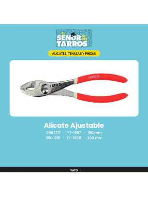 Alicate Ajustable 200 mm