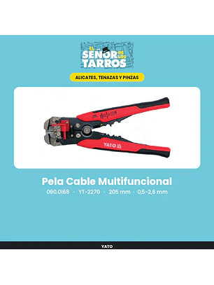 Pela Cable Multifuncional 205 mm, 0,5-2,6 mm