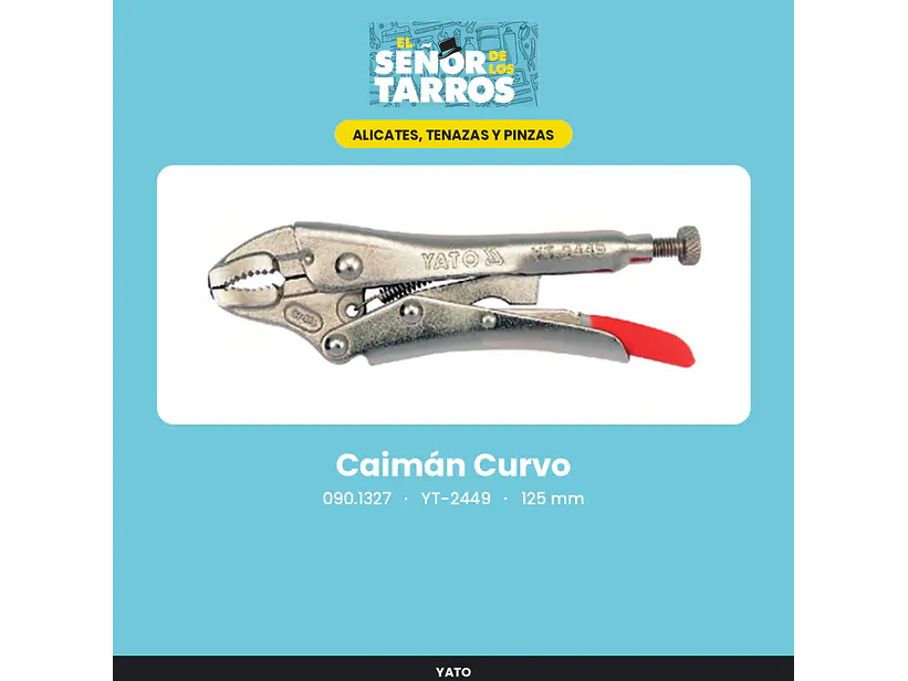 Caimán Curvo 125 mm