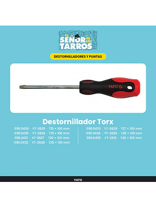 Destornillador Torx T27 × 100 mm
