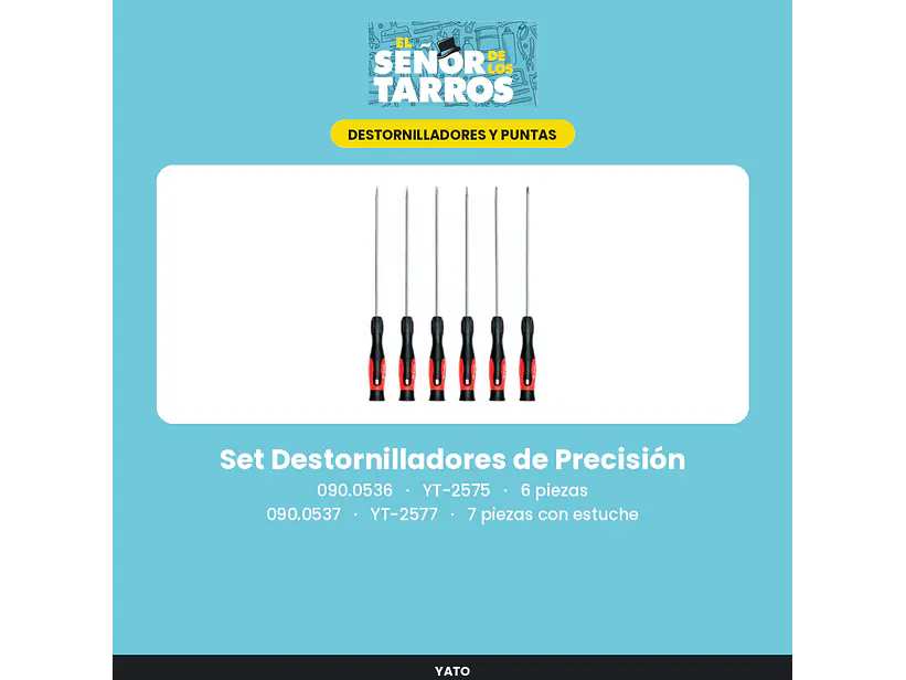 Set Destornilladores de Precisión